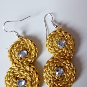Yellow earrings