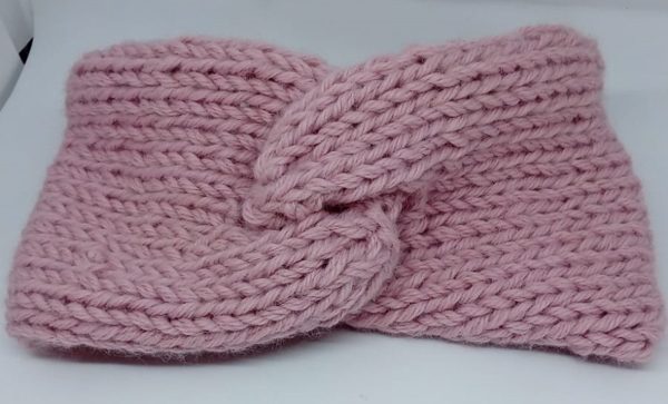 Fascia per capelli rosa
