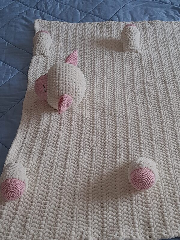 Lamb baby blanket - immagine 8