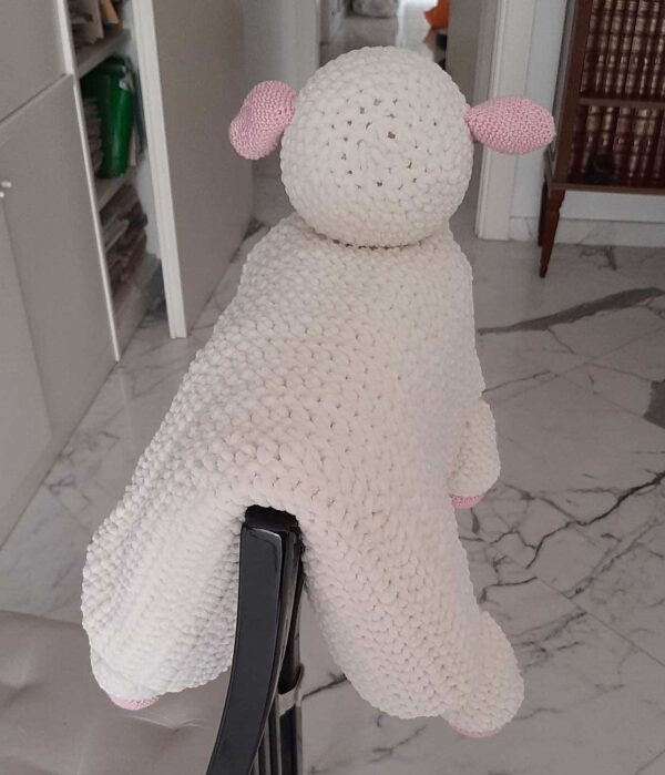 Lamb baby blanket - immagine 3