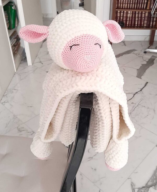 Lamb baby blanket - immagine 2