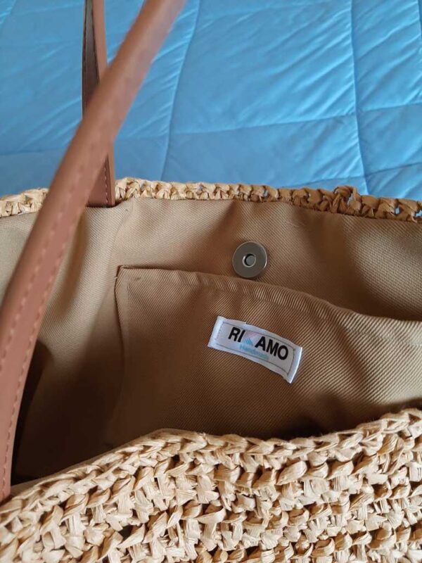 Borsa tote con frange - immagine 5