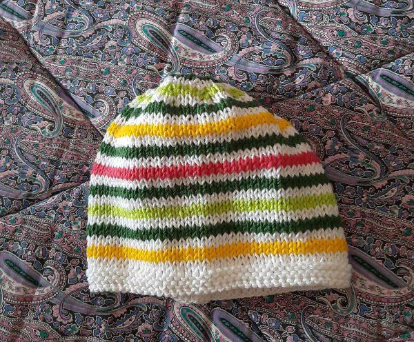 Cappellino  estivo a strisce